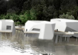 Koncepcja architektoniczna Centrum Promocji Polski nad Wisłą w Warszawie