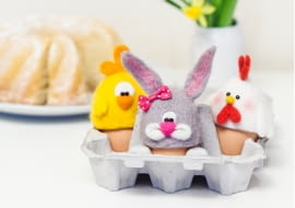 Filcowe ocieplacze do jajek