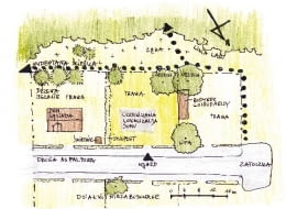 Na rozmowę z architektem warto przygotować sobie notatki i szkic, gdzie możliwie precyzyjnie opiszemy naszą działkę, jej położenie, sąsiedztwo, ważne detale najbliższego otoczenia.