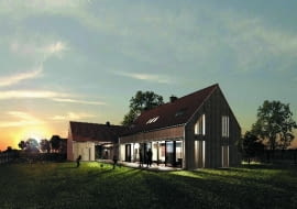 Autorzy najlepszej pracy od lewej Michał Dąbrowski, Magdalena Zawada i Andrzej Błażko pracownia AA s.c z Gdańska