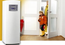 Kompaktowa pompa ciepła - w jednej obudowie znajdują się pompa i zasobnik ciepłej wody