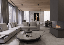 Opowieść o harmonii natury, światła i sztuki - wnętrza projektu pracowni Tissu