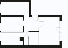 Trzypokojowe, 52,6 m kw., dla 3 osób