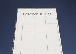 Nowa elewacja bloku w Gdyni. Projekt Jacek Wielebski Stowarzyszenie Traffic Design