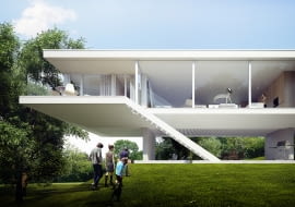 Dom na Skarpie. Proj. MUS Architects