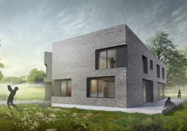 Dom "nienadęty" w Konstancinie