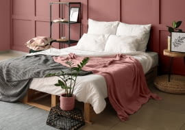 Łączenie kolorów: róż we wnętrzach