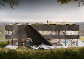 Dom z Grotą projektu BXB studio