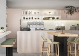 Kuchnia REHAU - kolor Pink Salt.