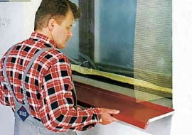 Montaż parapetu zewnętrznego