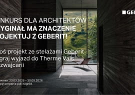 Konkurs "Oryginał ma znaczenie. Projektuj z Geberit!”