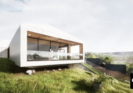 Dom japoński z widokiem na Jezioro Czorsztyńskie