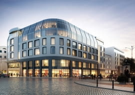 Kupiec Poznański - wizualizacja; proj. Chapman Taylor