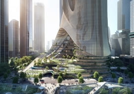 Tower C w Shenzen. Proj. Zaha Hadid Architects