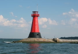 Latarnia morska była wiele razy modernizowana, ale jej żeliwna konstrukcja pochodziła z XIX wieku