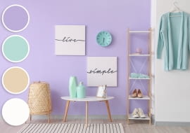 Kolor liliowy we wnętrzach: jak wygląda i z czym łączyć?