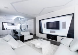 Futurystyczny apartament w Moskwie