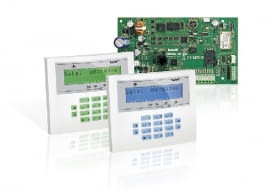 Centrala alarmowa Integra-128 WRL i manipulatory INT-KLCDL-BL/GR
