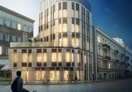 Biurowiec na rogu Kopernika i Ordynackiej