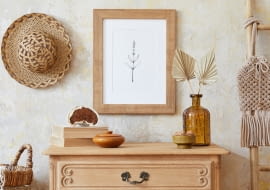 Przedpokój boho - jego aranżacja, naturalne materiały, jasne kolory