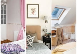 Trzy stylowe sypialnie