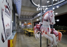 restauracja, cyrk, oryginalna restauracja