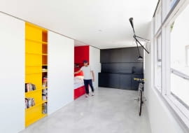 Mieszkanie dla singla - 27 m kw.; proj. Nicholas Gurney