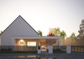 Dom jak nowoczesna stodoła. Proj. 3XB Architekci