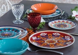 Villa D'Este Home Tivoli Komplet naczyń z porcelany Shiraz, dla 6 osób (18 elem.) 559,90 zł