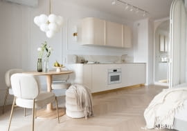 Elegancka kawalerka na Mokotowie projektu Sobkowiak Architektura