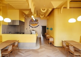 Kawiarnia DOBLE w Gdańsku – oaza designu zaprojektowana przez Jana Sikorę