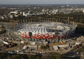Stadion Narodowy z lotu ptaka