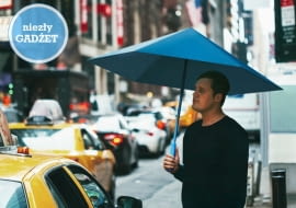 niezły gadżet, parasol, oryginalny parasol, ciekawa parasolka, dobry projekt,