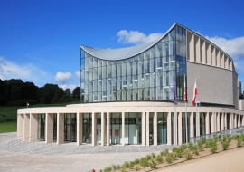 Filharmonia Gorzowska, Gorzów Wielkopolski, projekt: Biuro Projektów Budownictwa Ogólnego BUDOPOL SA