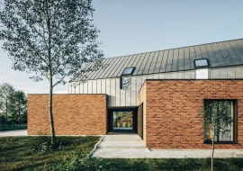 Przekręcona Stodoła - dom w Mielcu