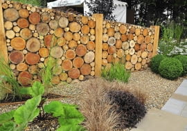 Długi mur z pni to oryginalna przegroda