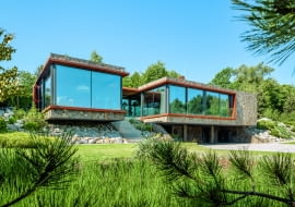 Domy z efektowną  elewacją