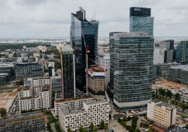 Skyliner II w trakcie budowy