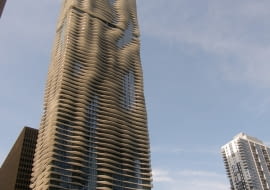 studio gang architects, chicago, wieżowce, wieżowiec, usa, jeanne gang, aqua tower