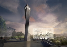 Projekt pomnika Bitwy Warszawskiej 1920 prygotowany przez Nizio Design International