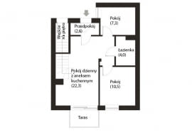 Plan mieszkania - punk wyjścia