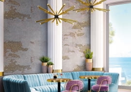 DORSEY. Portugalska marka Delightfull słynie z unikatowych lamp i muzycznych fascynacji. Nazwa tego żyrandola pochodzi od nazwiska amerykańskiego puzonisty Tommy'ego Dorseya. Wystarczy spojrzeć, żeby usłyszeć słynne Boogie Woogie wylansowane przez jego orkiestrę. Delightfull, delightfull.eu