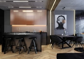 Marek Mróz - Miedziany loft, FertigDeska Chevron Dąb Country