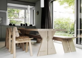 Minimalistyczne wnętrza w Berlinie z naturalnymi akcentami