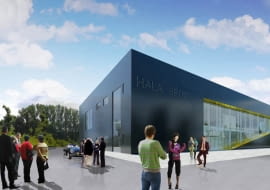 Maćków Pracownia Projektowa - wielofunkcyjna hala sportowa w Bytomiu