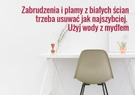 Do malowania ścian wybierz zmywalną farbę - znacznie łatwiej usuniesz z niej zabrudzenia