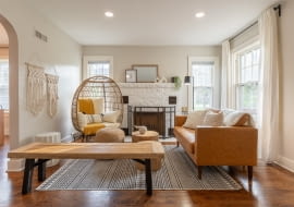 Wnętrze w zimowej szacie