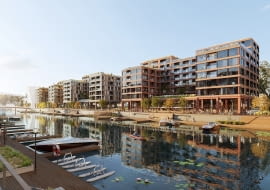 Doki w Porcie Praskim. Proj. APA Wojciechowski Architekci