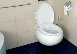 gres polerowany, łazienka