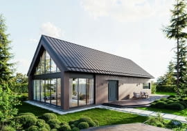 Nowoczesny dach z blachy